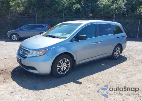 2012 Honda Odyssey Ex-L from USA, damaged, VIN 5FNRL5H68CB103337
